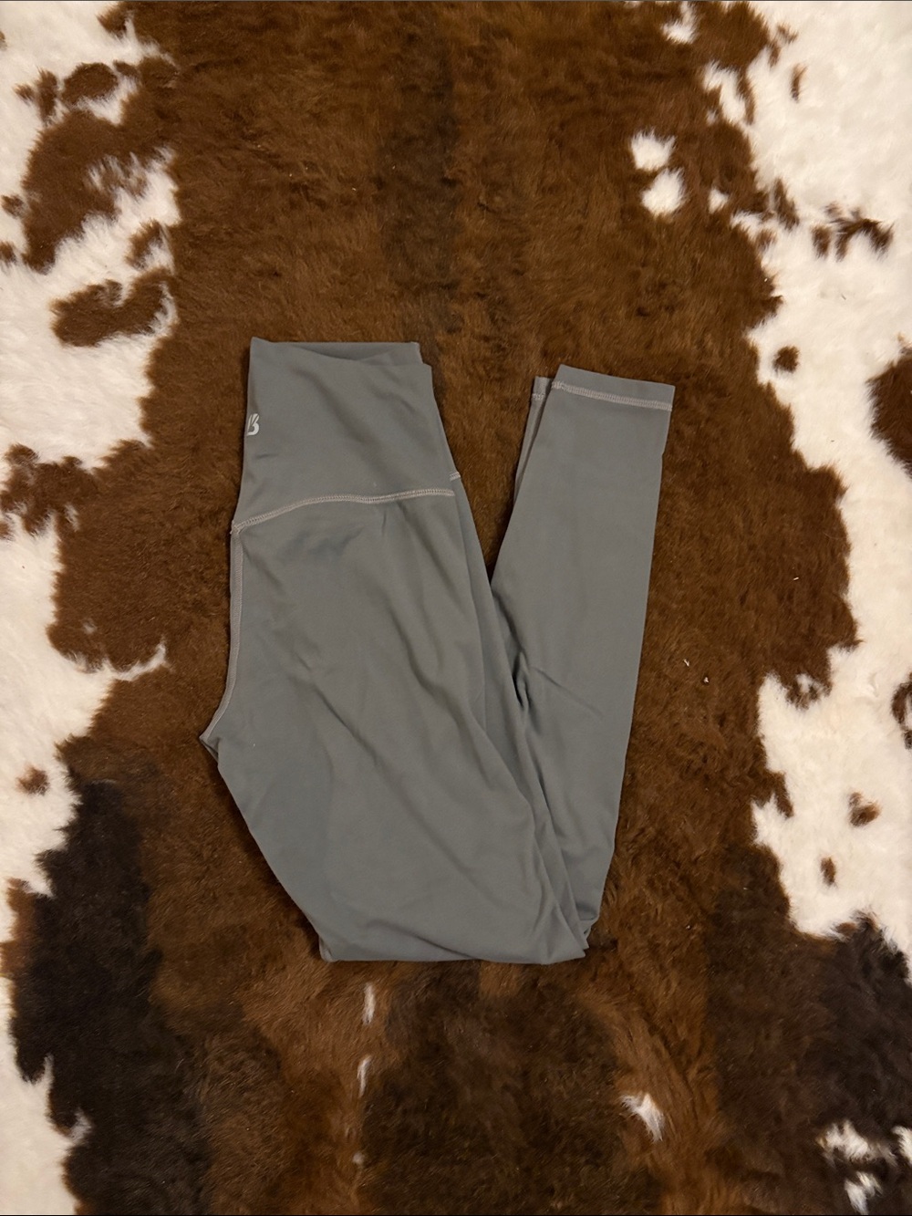BuffBunny Gray High-Waist Active Leggings